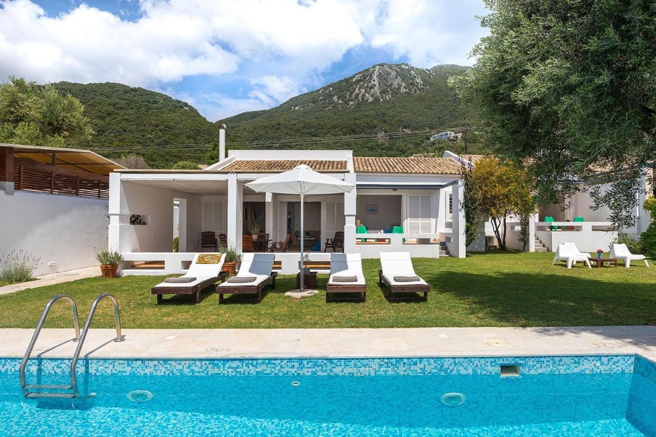 Villa Piedra Del Mar Beachfront By Villa2Be Barbati Buitenkant foto