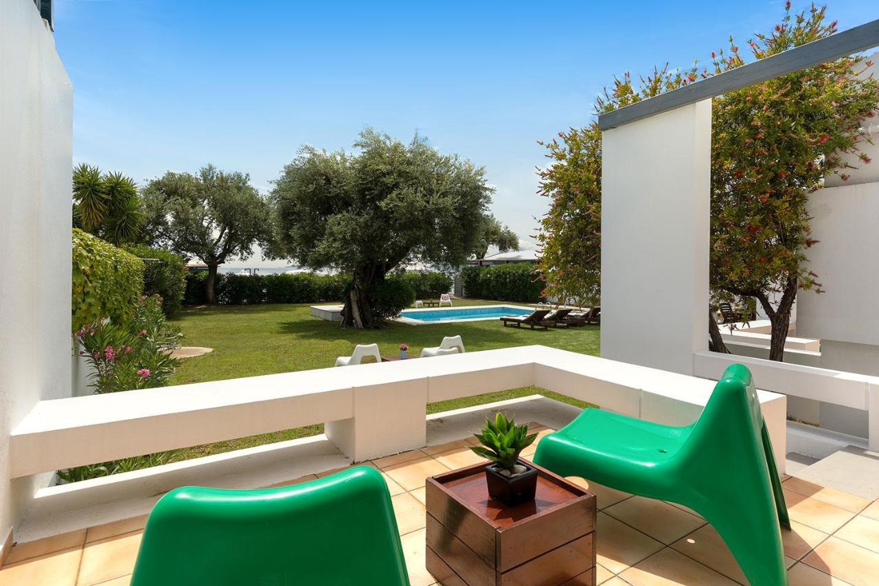 Villa Piedra Del Mar Beachfront By Villa2Be Barbati Buitenkant foto
