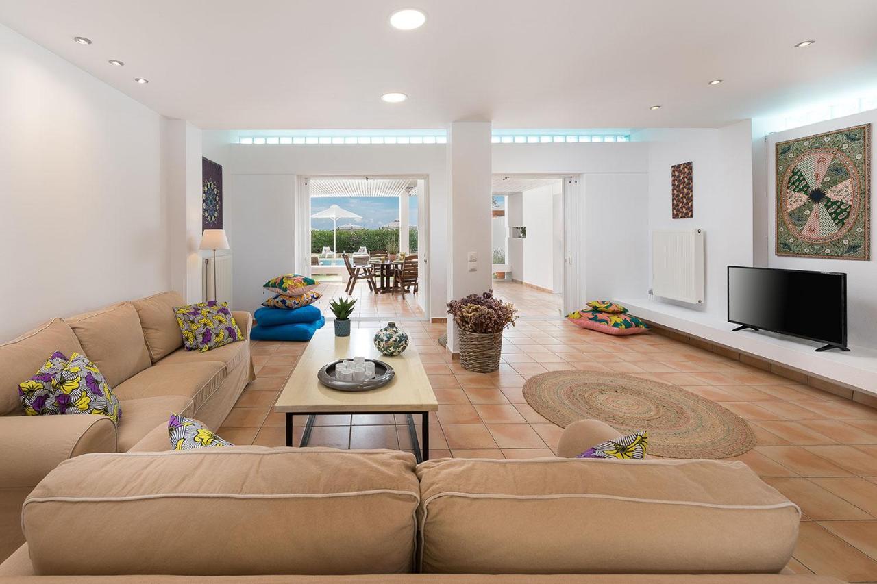 Villa Piedra Del Mar Beachfront By Villa2Be Barbati Buitenkant foto
